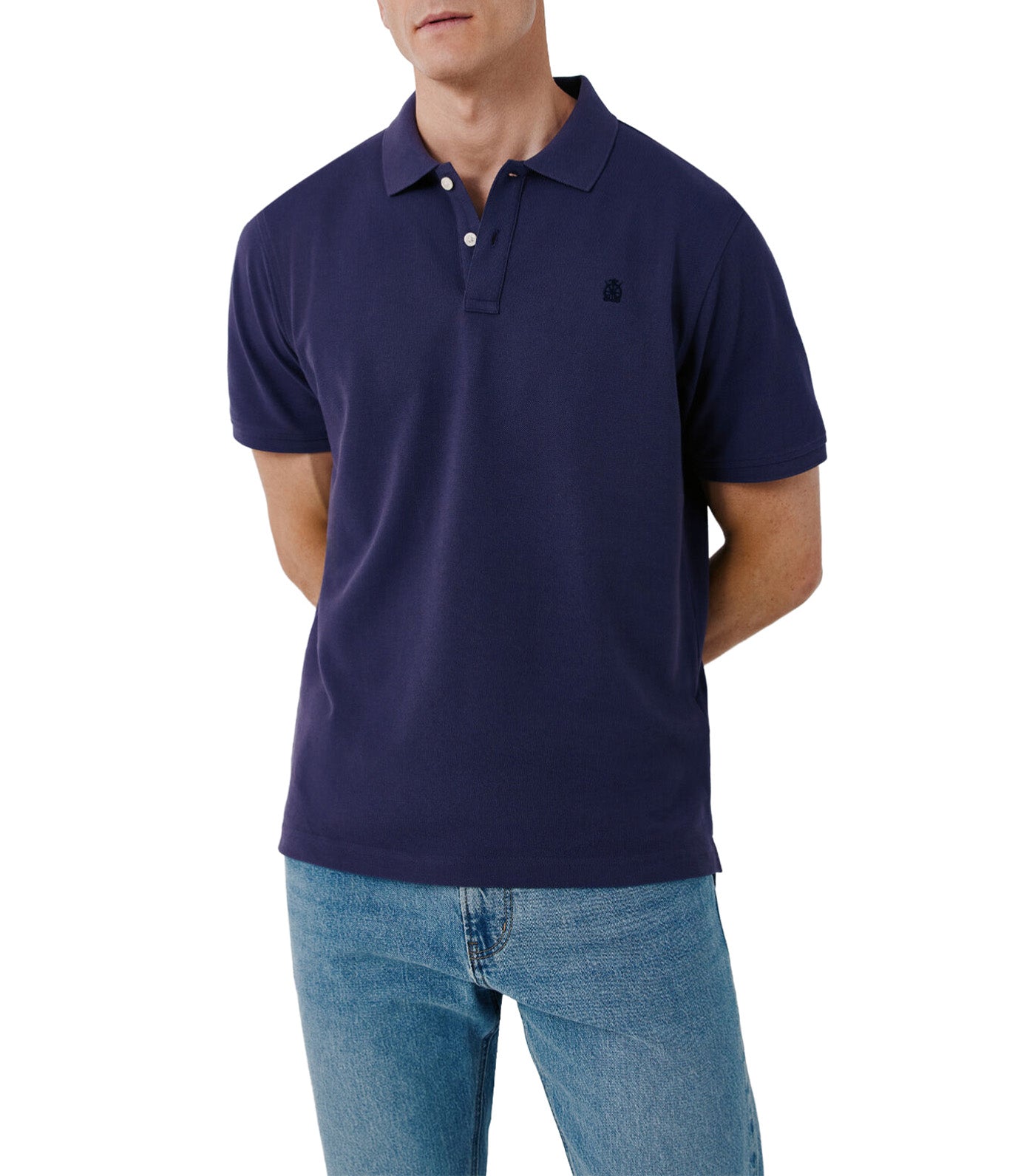 Pique Basic Polo Shirt Purple/Lilac
