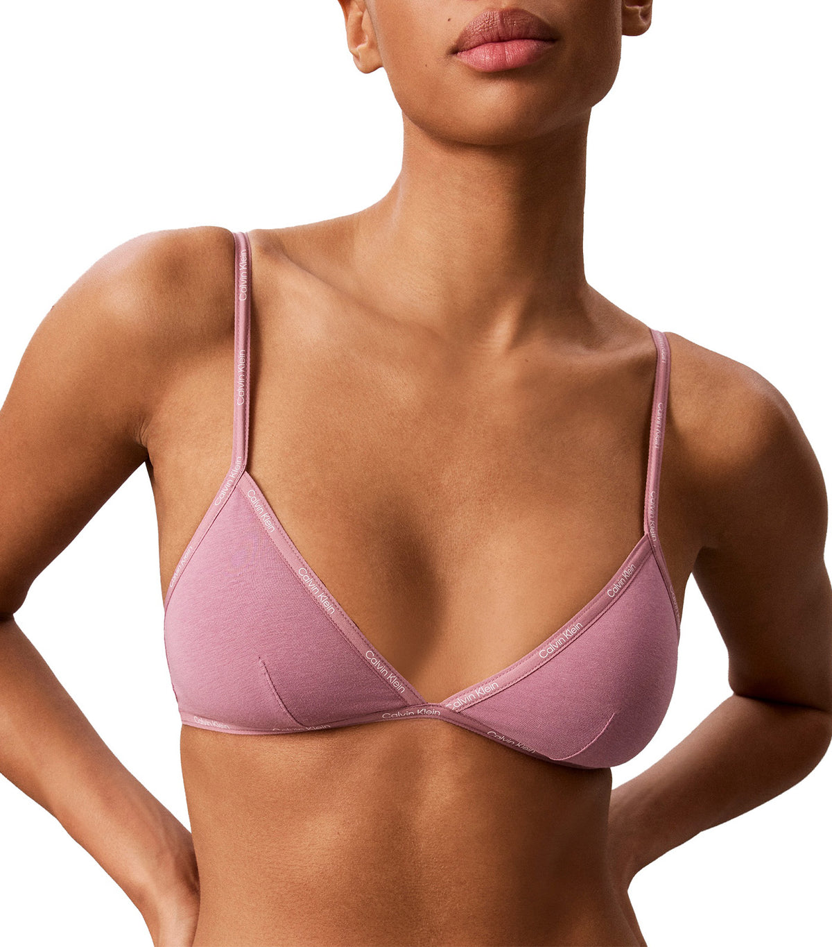 Lightly Lined Triangle Bra Dusky Orchid