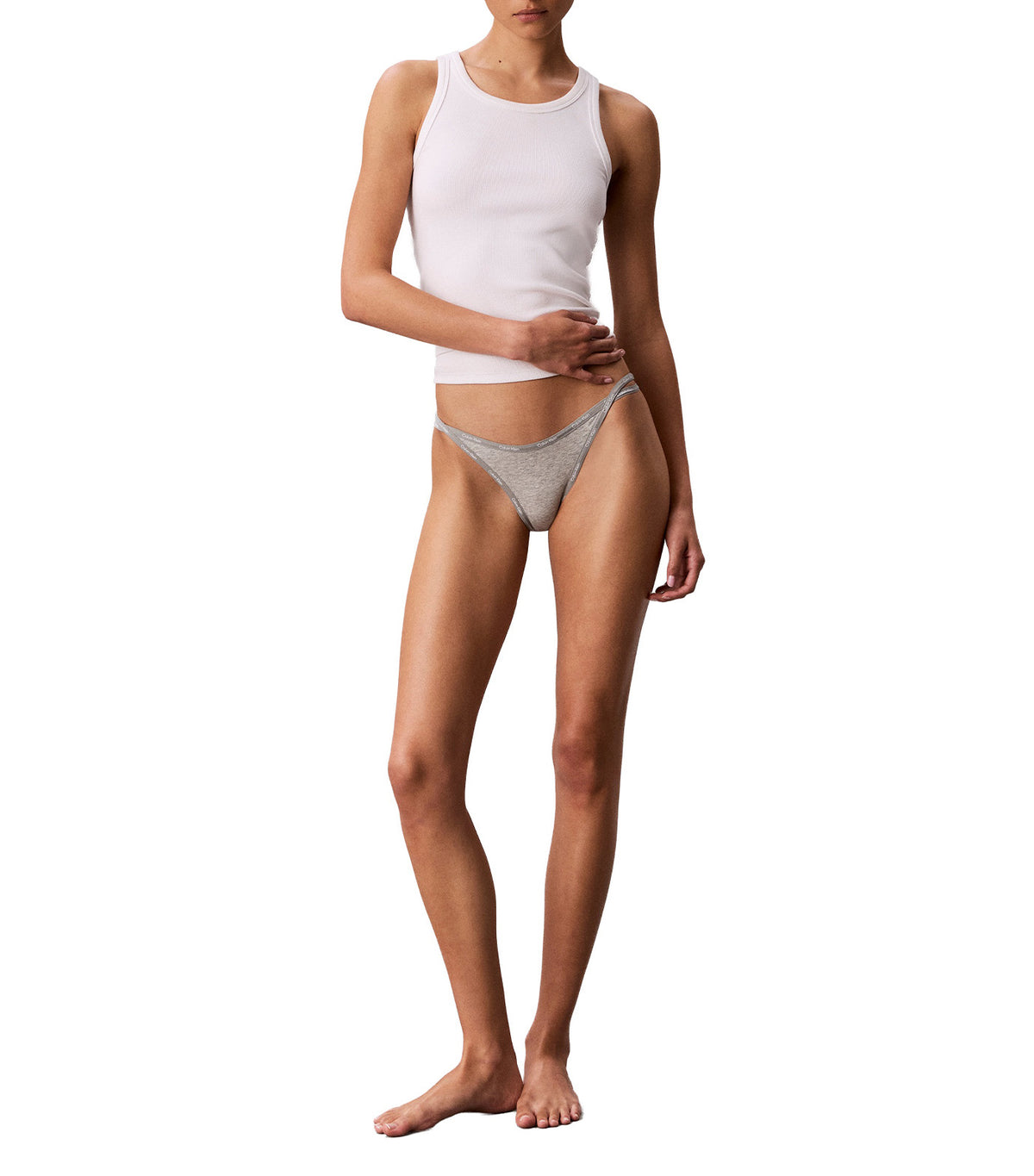 Bikini Bottom Gray Heather