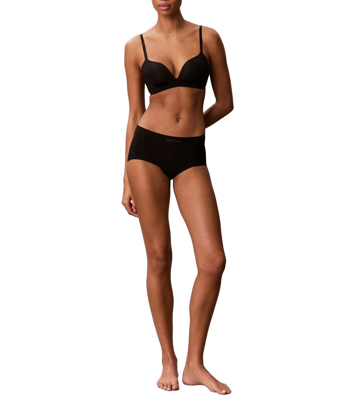 Wirefree Push Up Bra Black