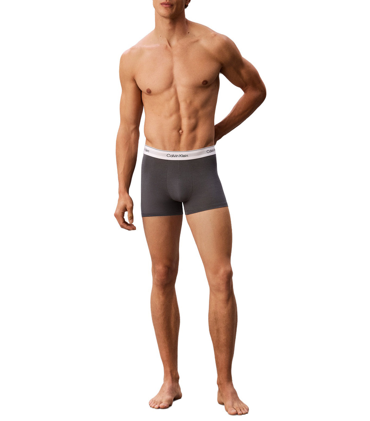 Trunk 3-Pack White/Collegiate Logo Black/Turbulence