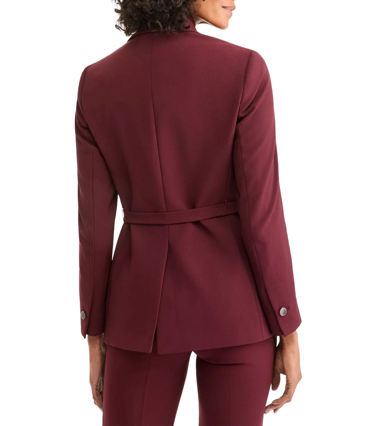 One-Button Notch Collar Blazer Barolo