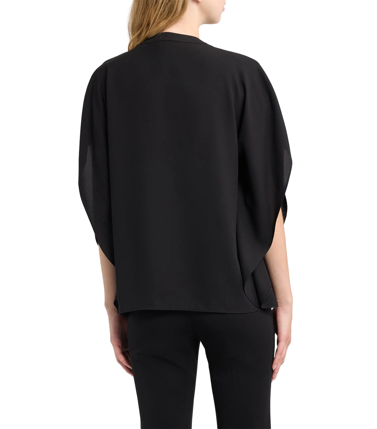 Flutter Dolman Top Black