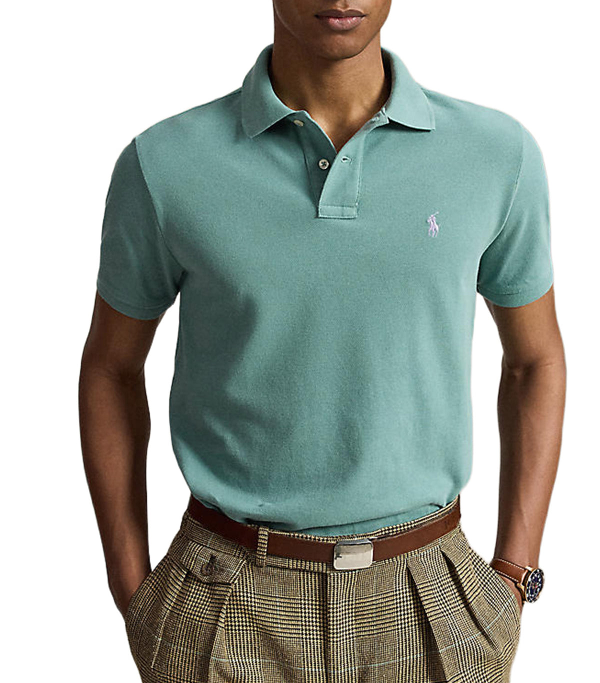 Men's The Iconic Mesh Polo Shirt Green