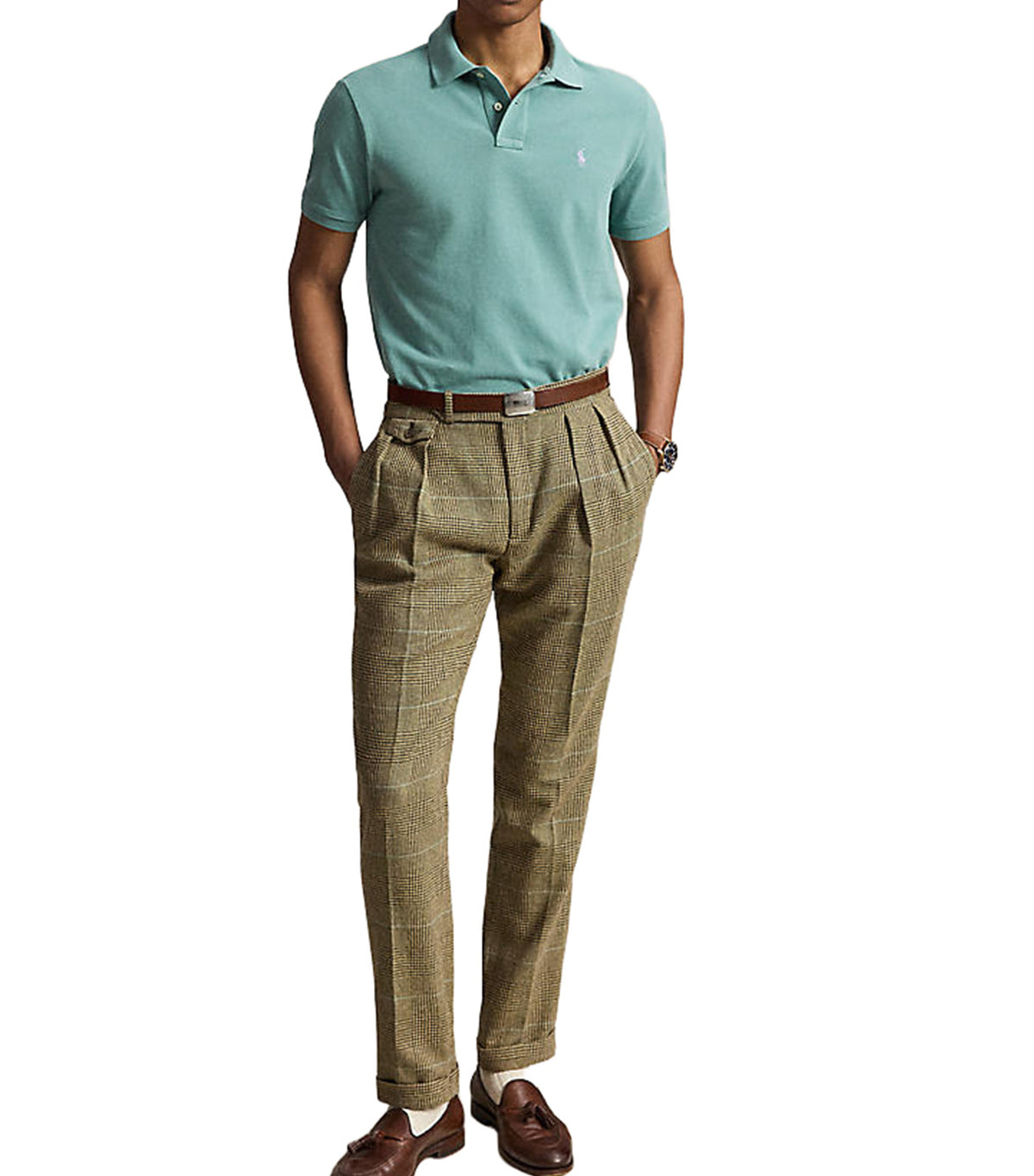 Men's The Iconic Mesh Polo Shirt Green