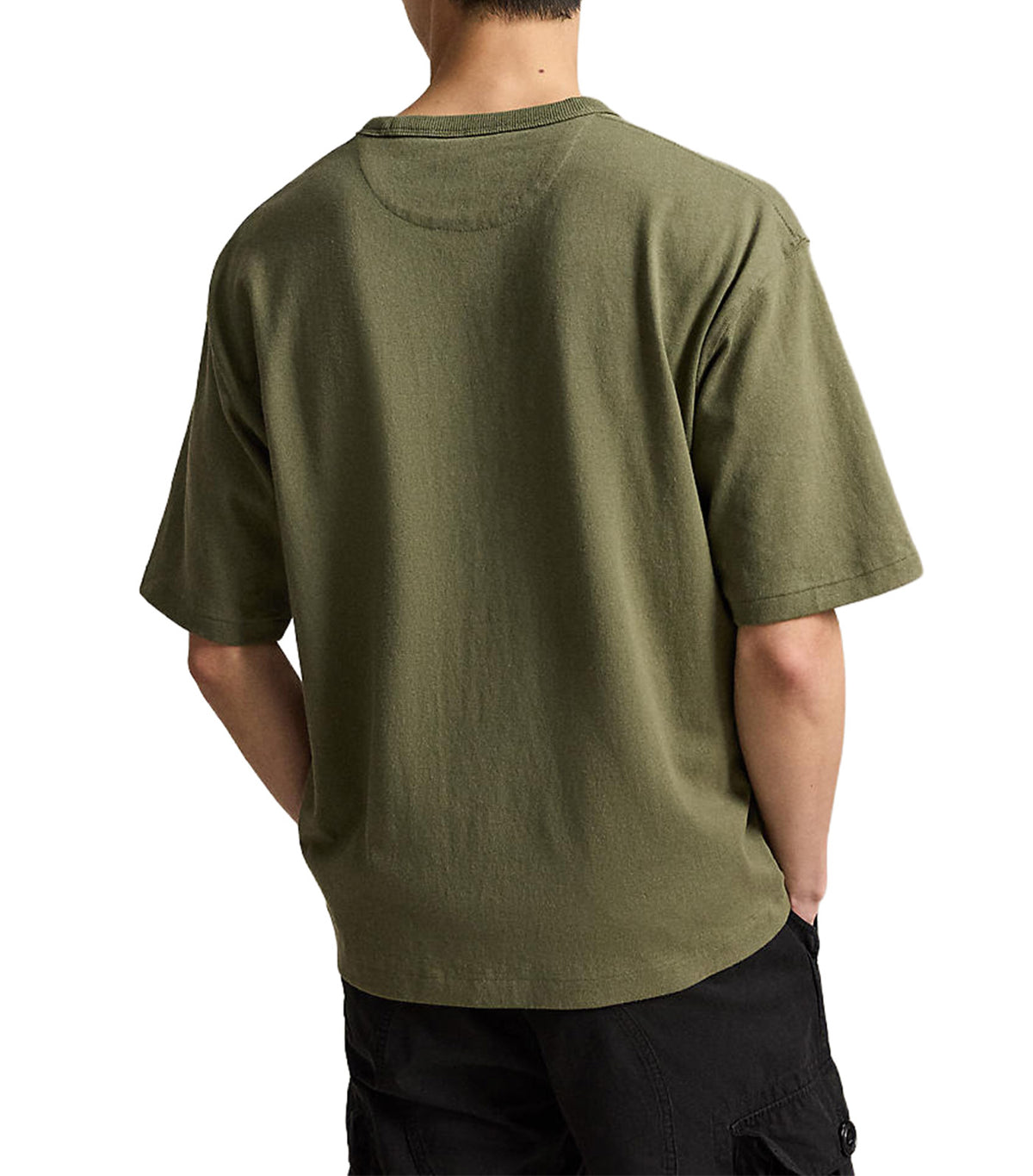 Men's Relaxed Fit Jersey Crewneck T-Shirt Green