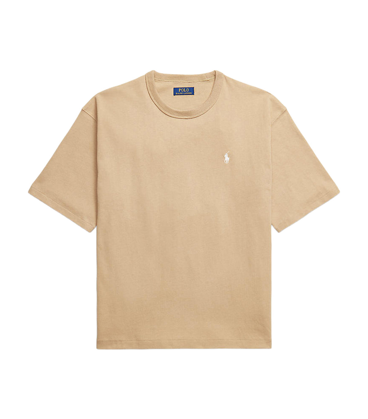 Men's Relaxed Fit Jersey Crewneck T-Shirt Khaki