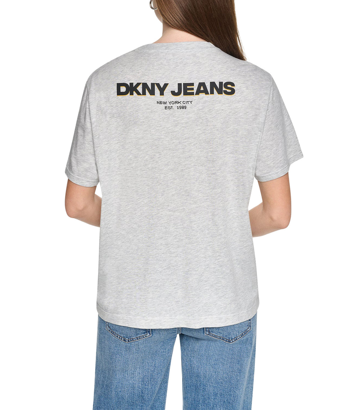 New York Downtown Logo Relaxed Tee SK GRY HTH