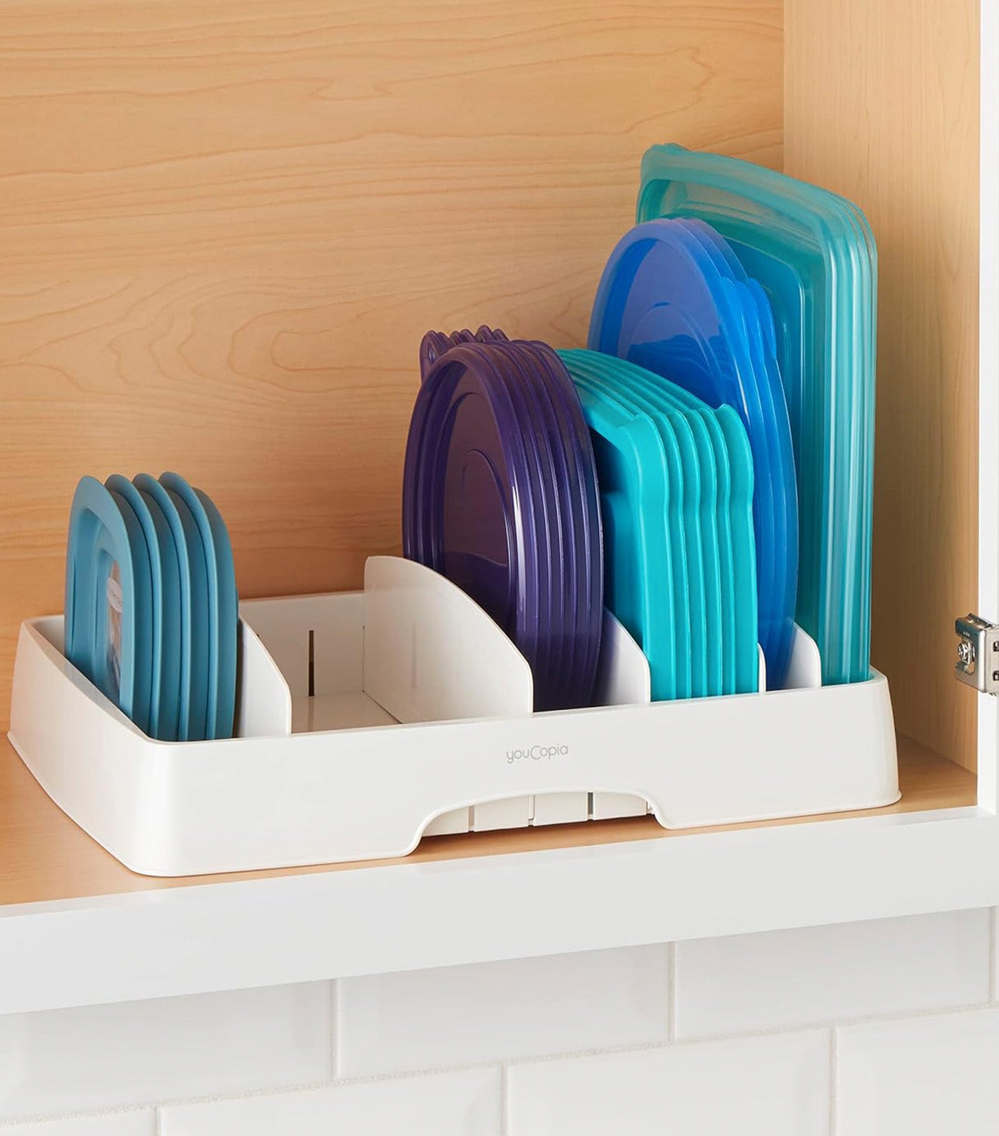 Food Container Lid Organizer L