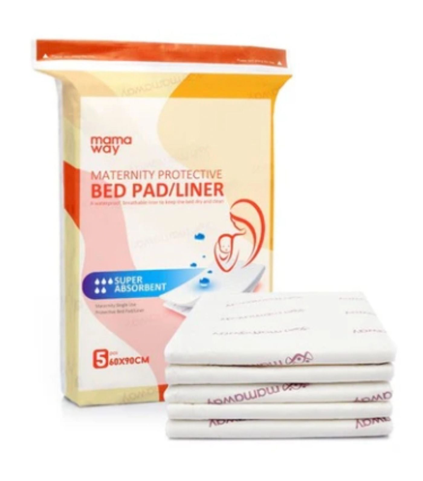 Mamaway 5-Pack Maternity Protective Bed Pad/Liner 