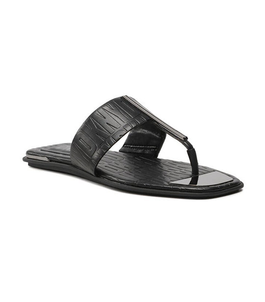 DKNY Deja Flat Thong Sandal Black