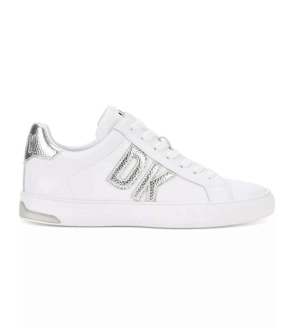 DKNY ODLIN LACE UP - Trainers - pale white/silver/white - Zalando