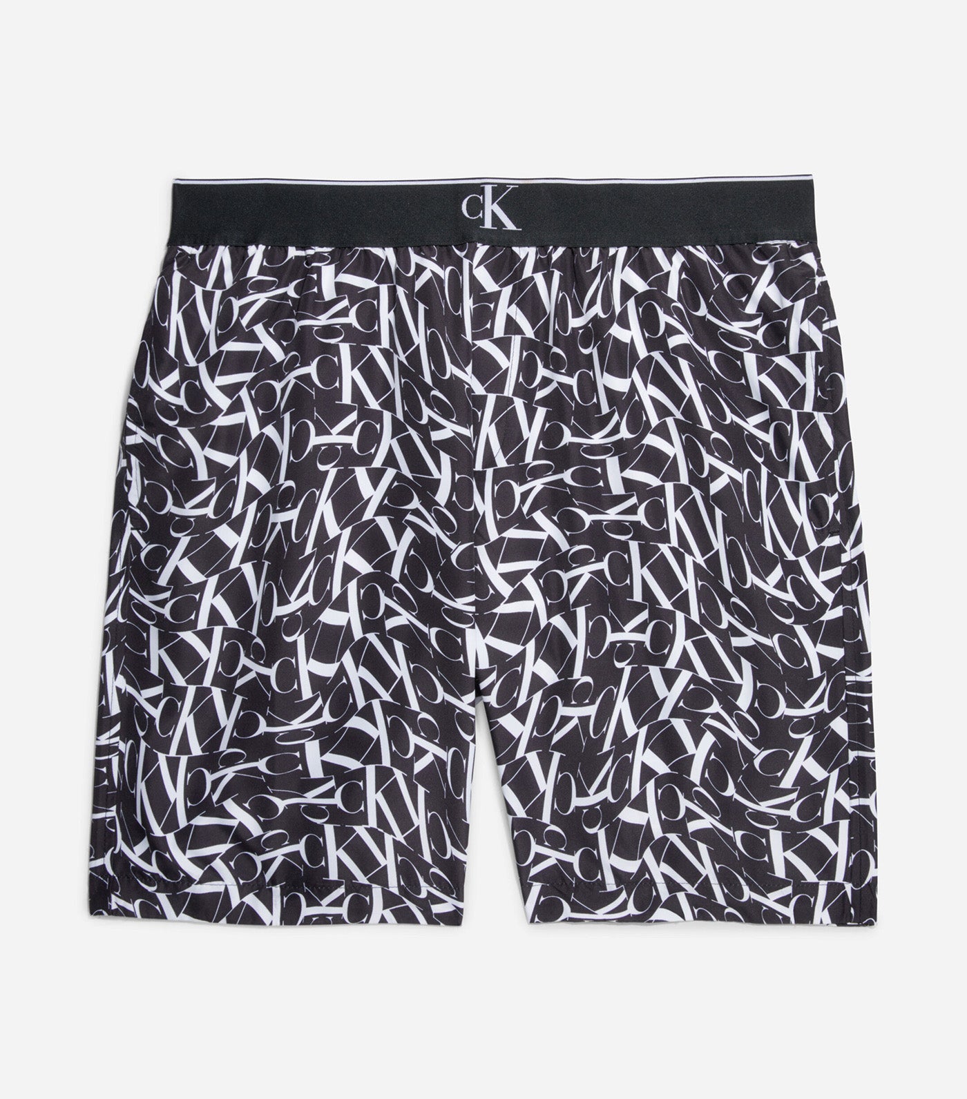Long Waistband Print Swim Shorts Multi