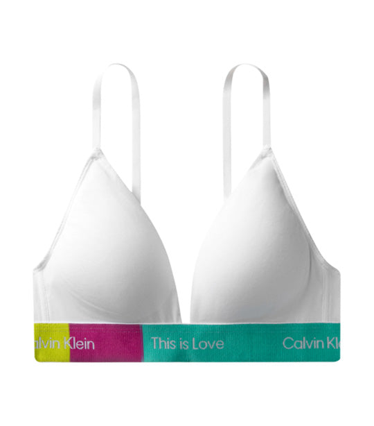 Shop Calvin Klein This Is Love Lightly-Lined Triangle Bra