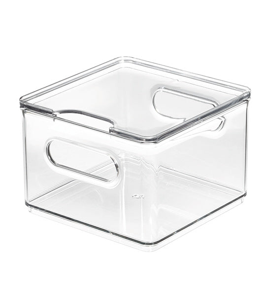Tramontina Freezinox square stainless steel container set with plastic lid
