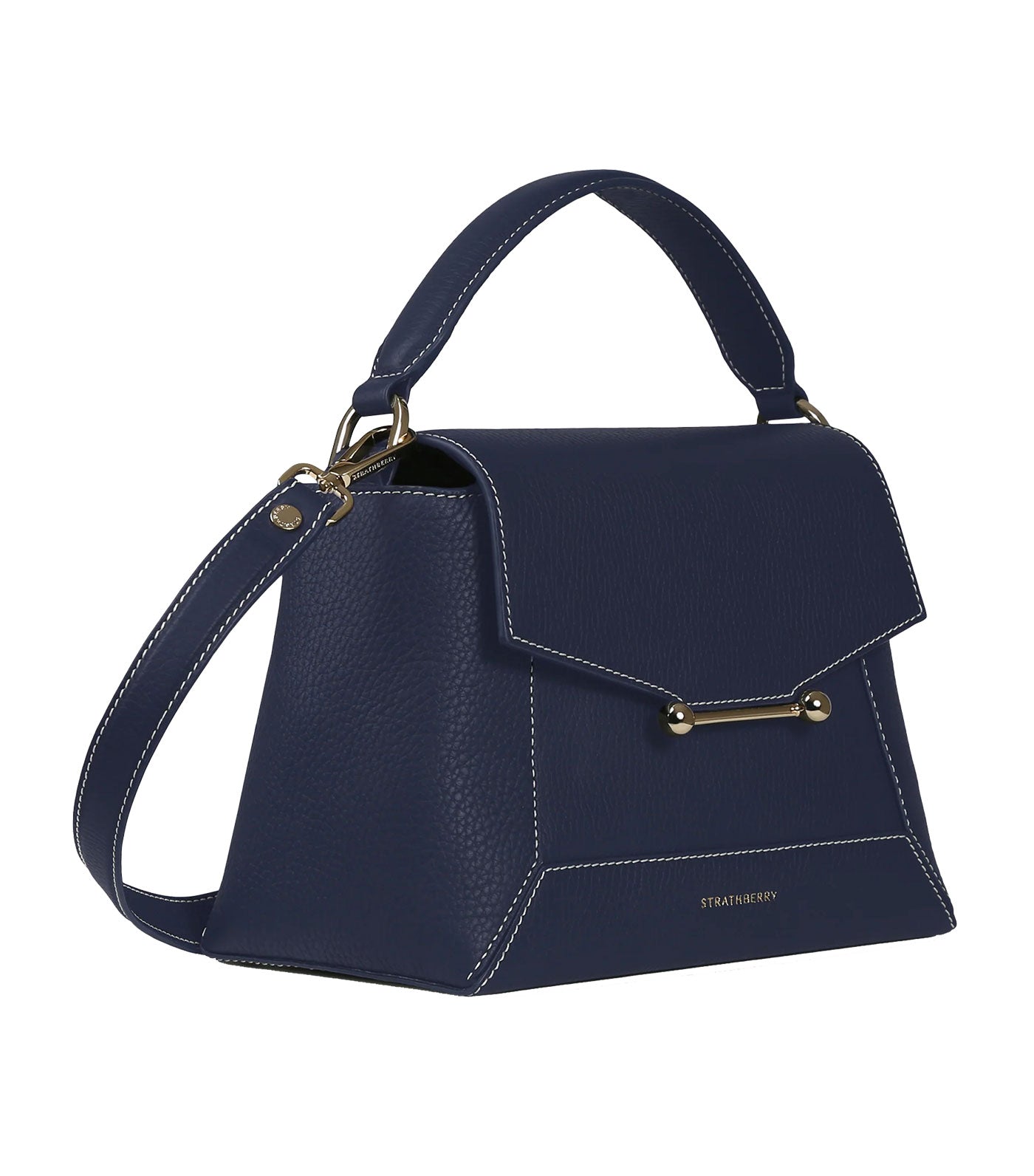 Mosaic Bag Navy/Vanilla Stitch