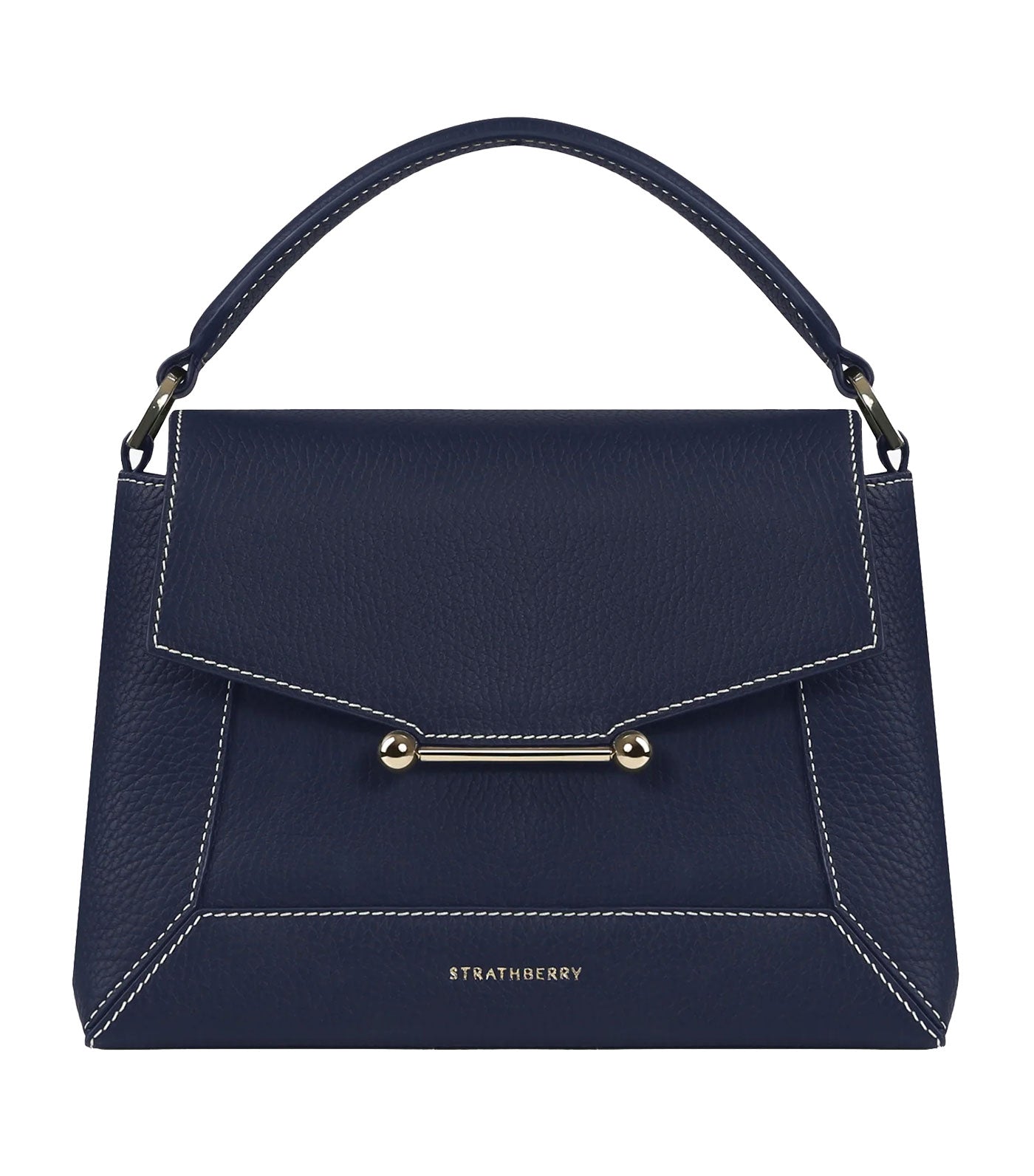 Mosaic Bag Navy/Vanilla Stitch