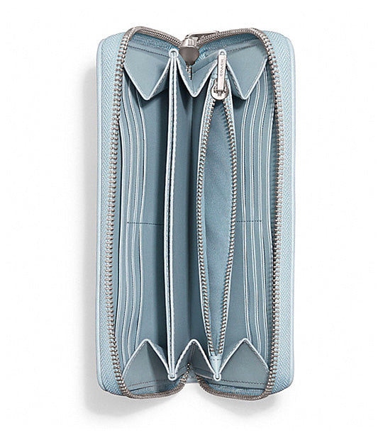 Coach accordion zip deals wallet price