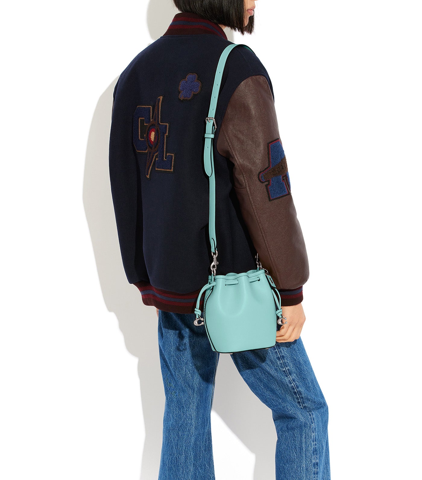 Camila Bucket Bag Faded Blue