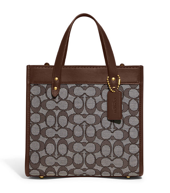 Coach field tote discount canvas