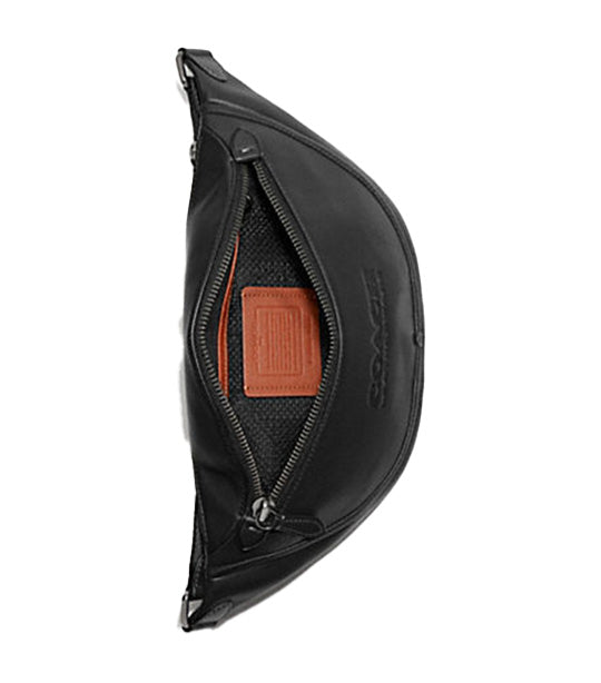 COACH Pebbled Leather Belt Bag Black One Size India | Ubuy