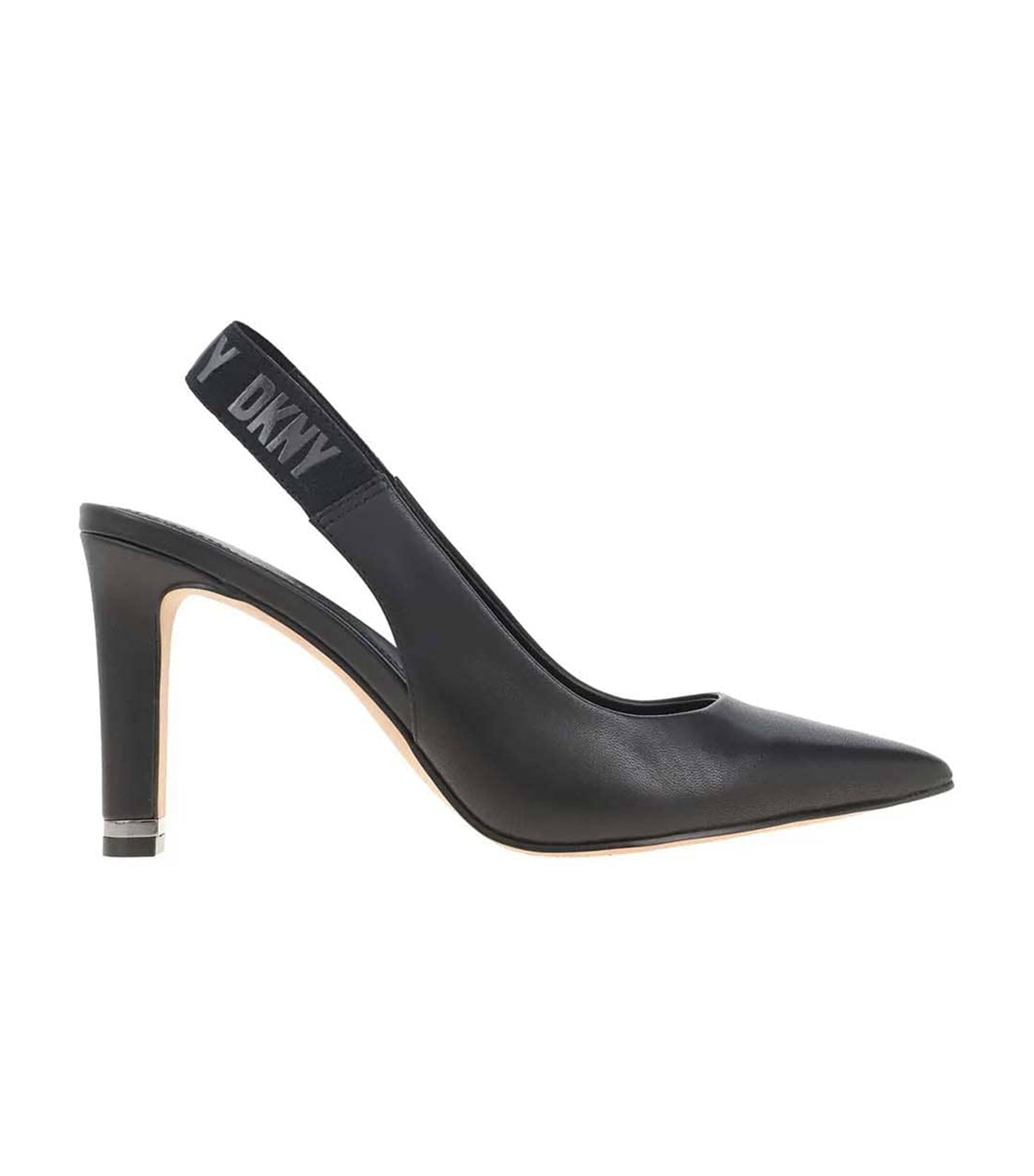 Cian Slingback Pumps Black Dark Gun