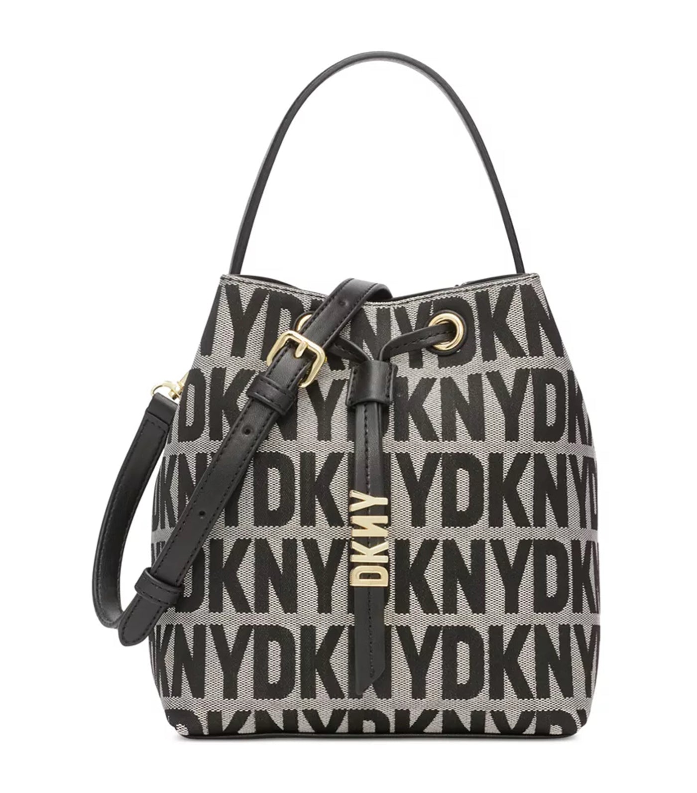 Dkny bucket discount bag logo