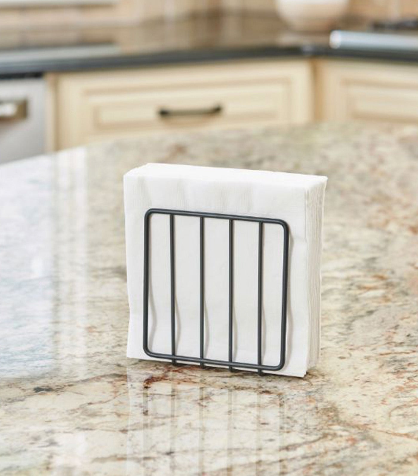 Napkin Holder Vertical Black