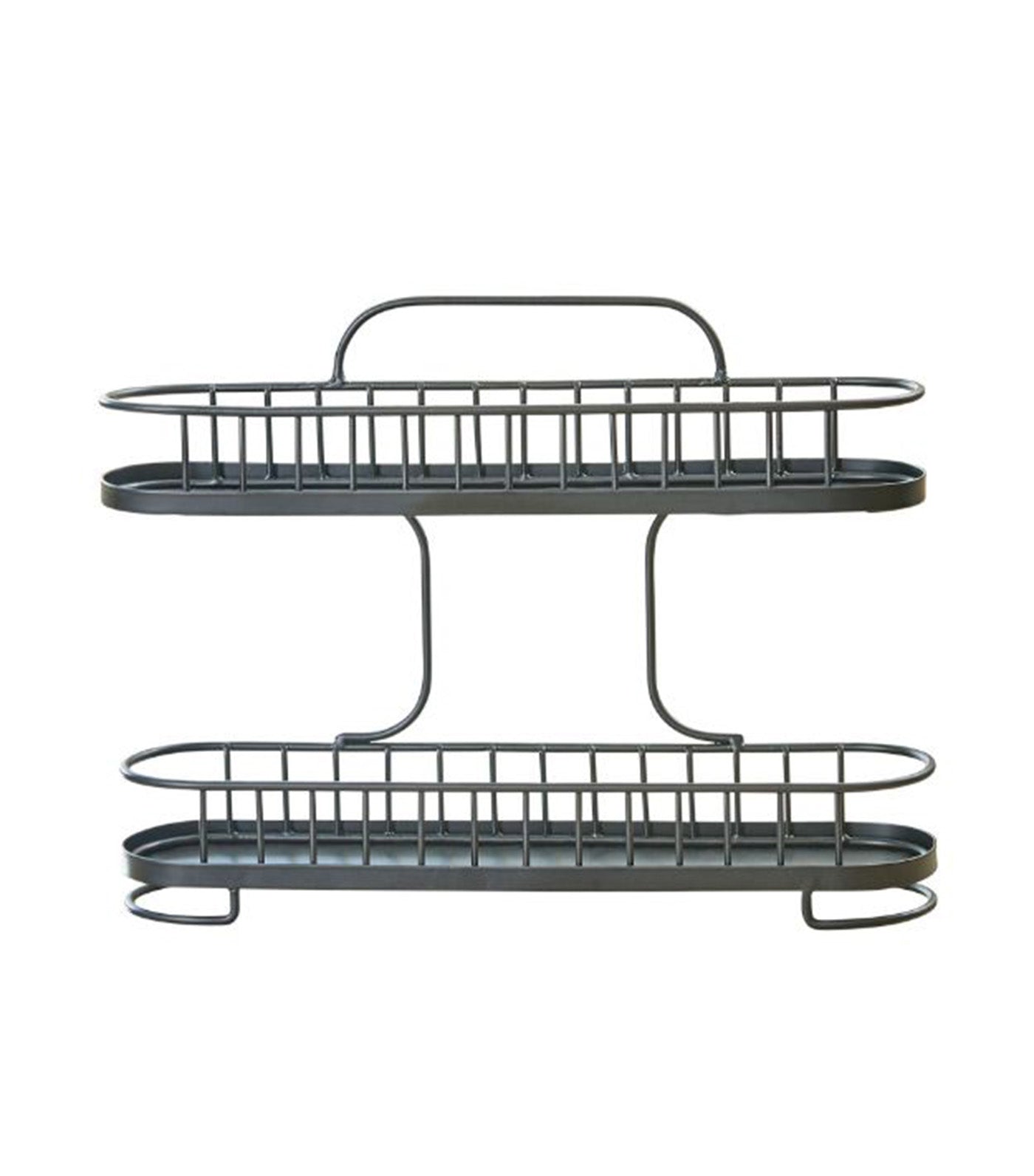 2-Tier Spice Rack Black