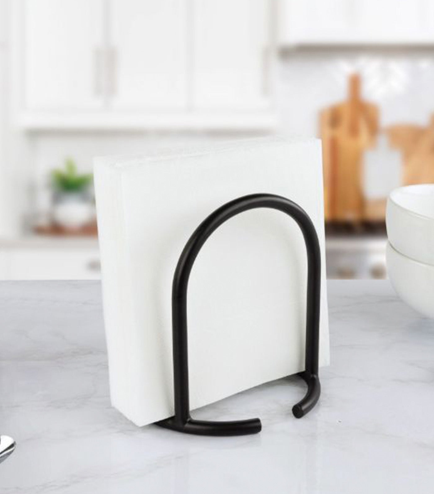 Napkin Holder Vertical Black