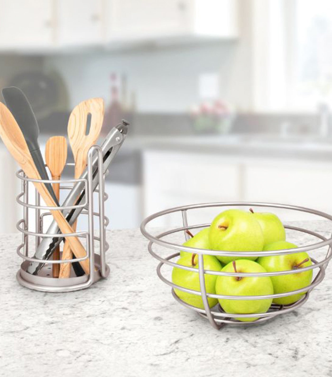 Euro® Utensil Holder Silver