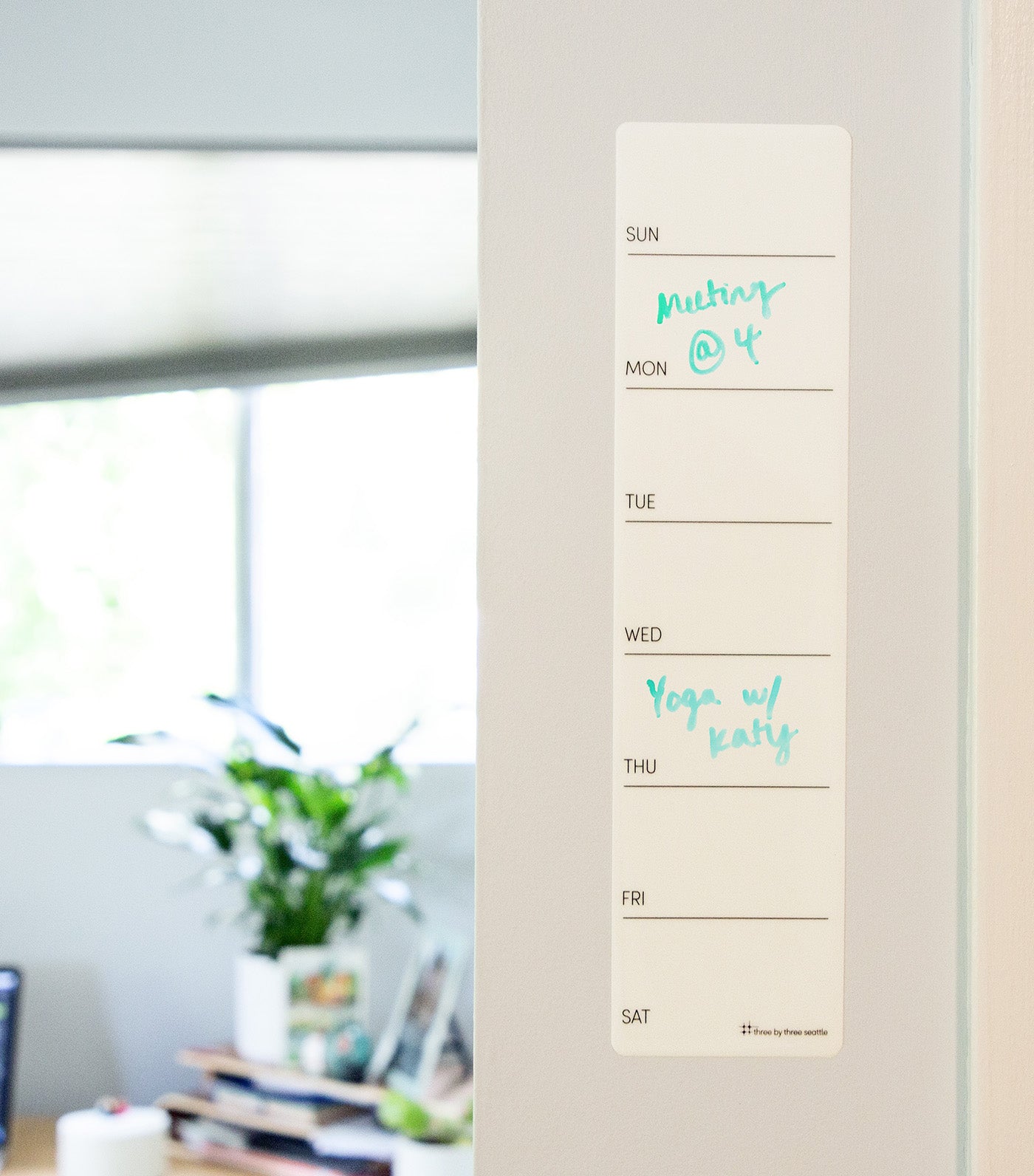 Dry-Erase Weekly Planner White