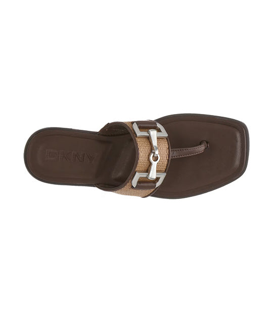 Horizon Flat Thong Sandal Brown/Coffee