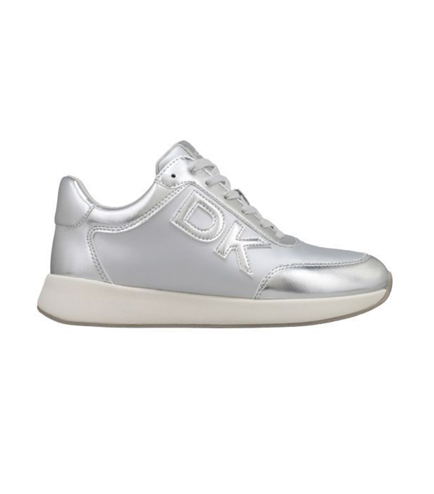 Oaks Logo Lace Up Sneaker 40mm Silver