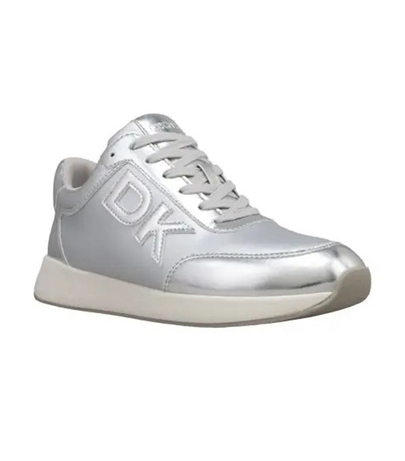 Oaks Logo Lace Up Sneaker 40mm Silver