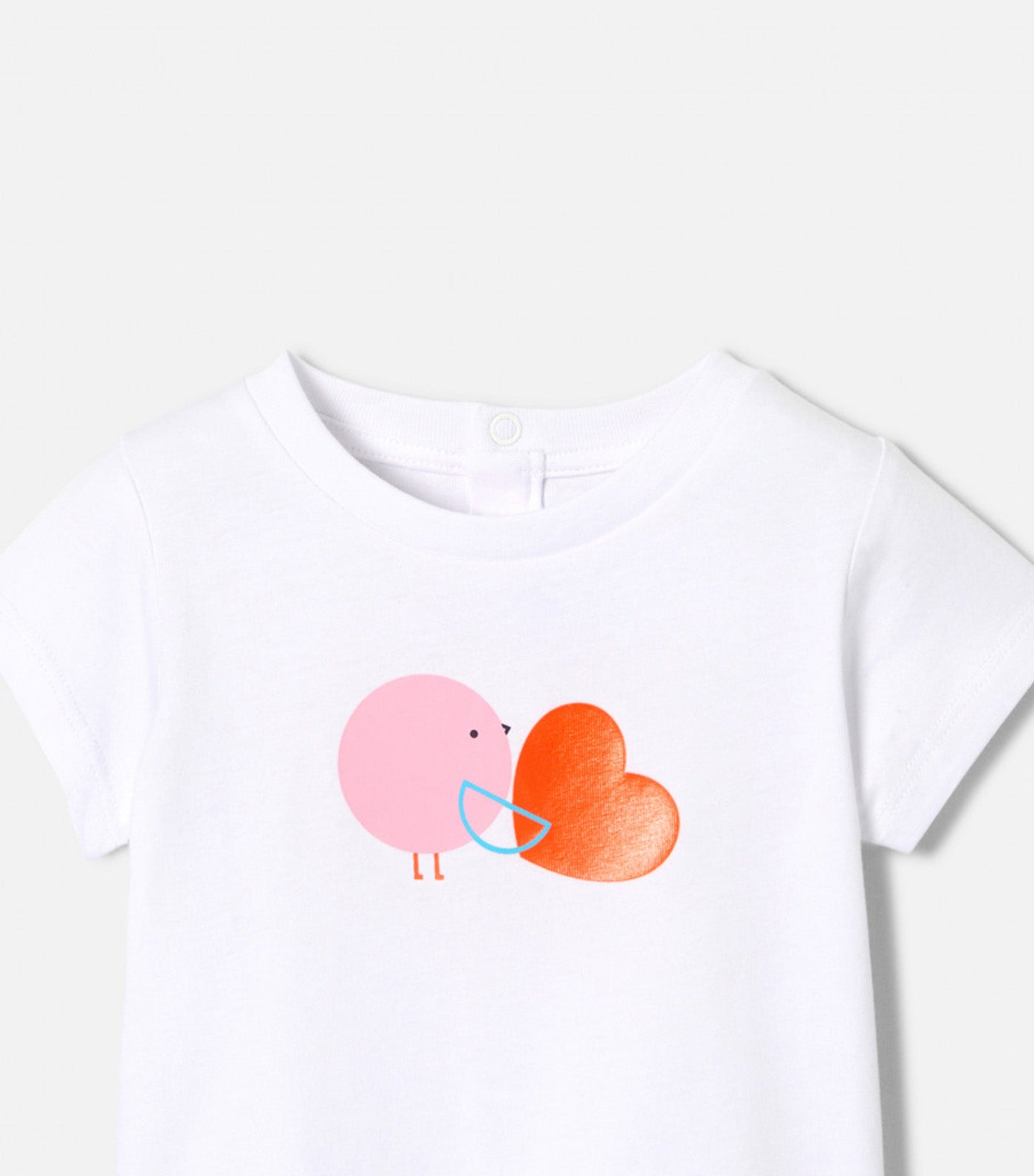 Coeur T-Shirt Blanc