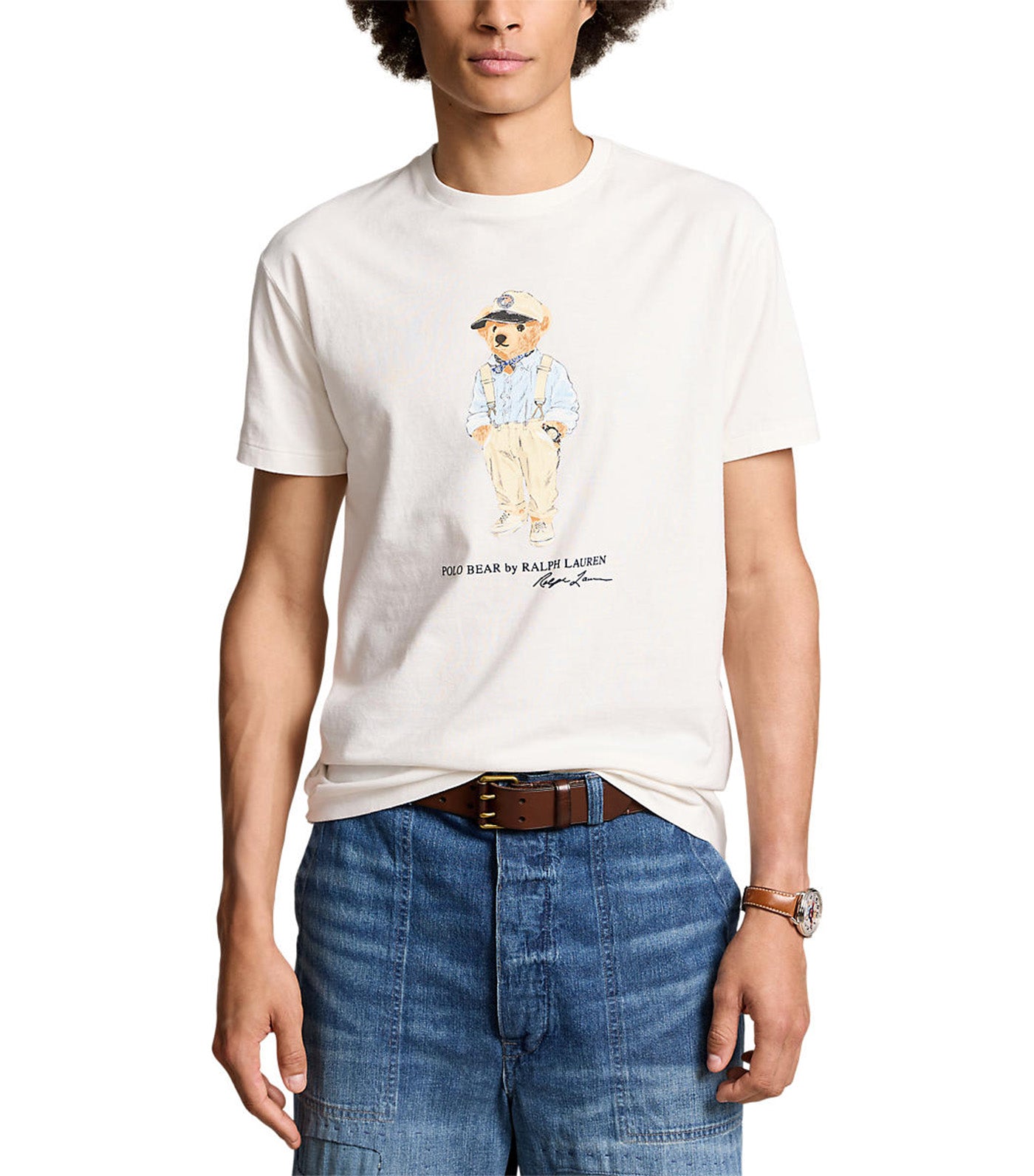 Men's Classic Fit Polo Bear Jersey T-Shirt