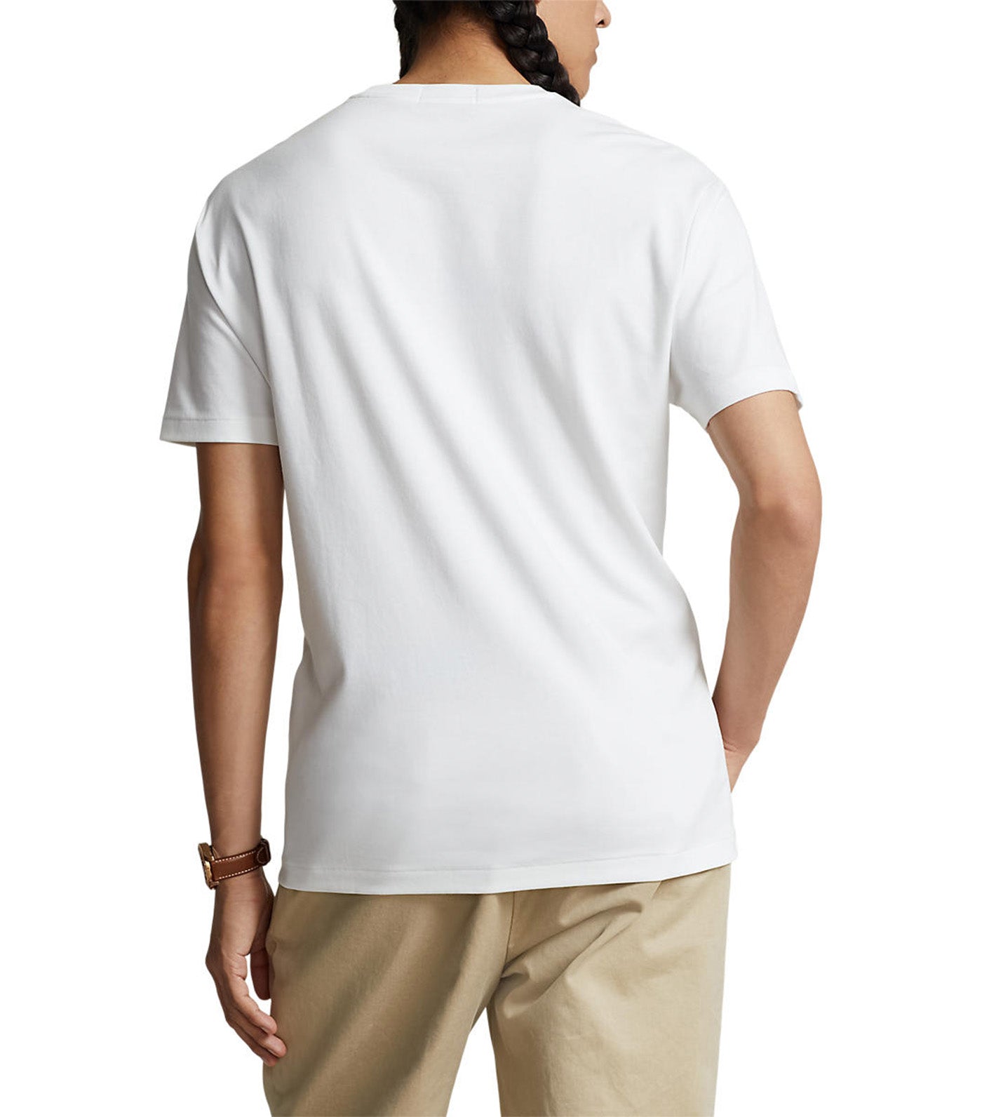 Men's Custom Slim Fit Soft Cotton T-Shirt Ivory