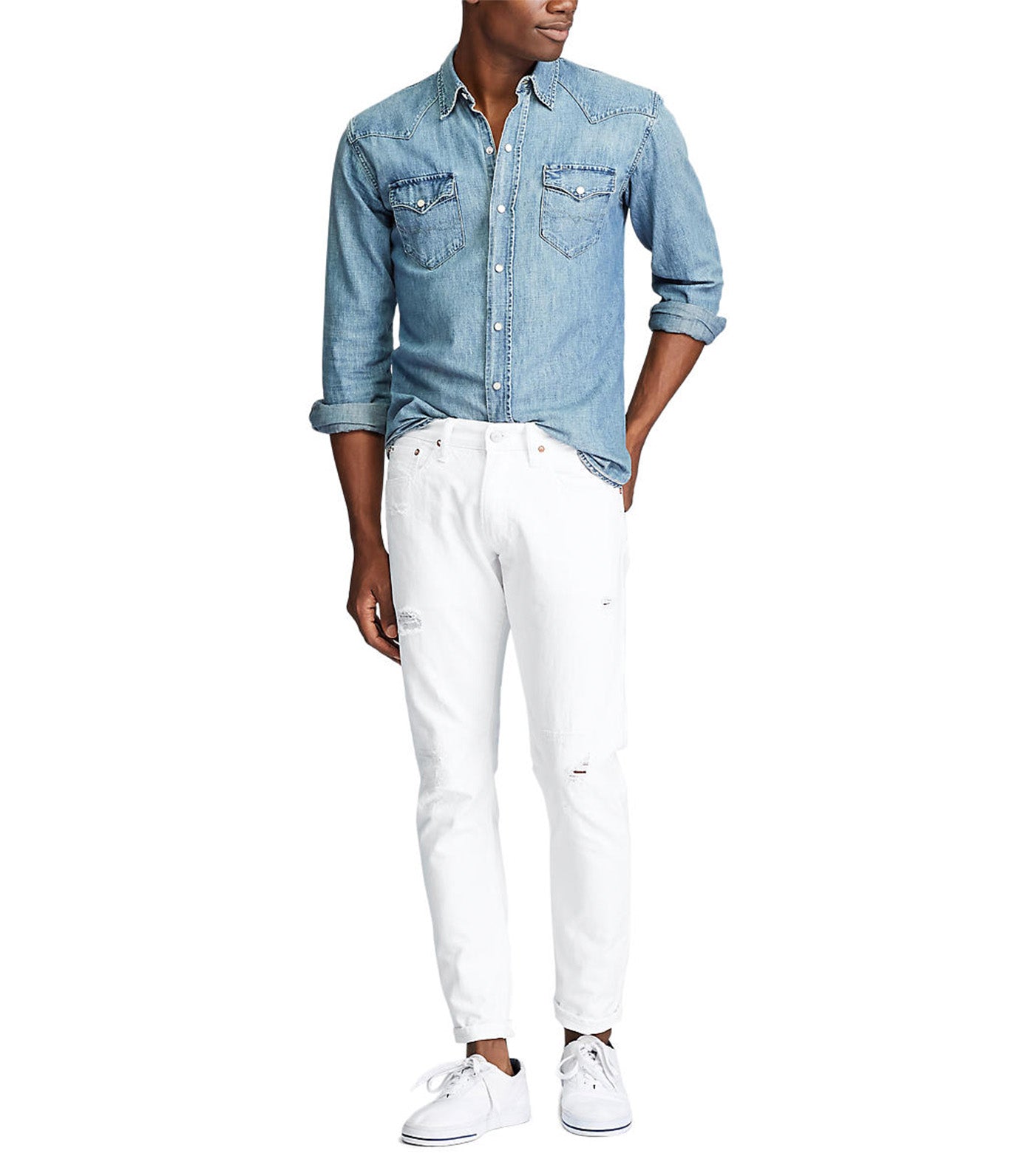 Men's Sullivan Slim Stretch Jean HDN White Stretch