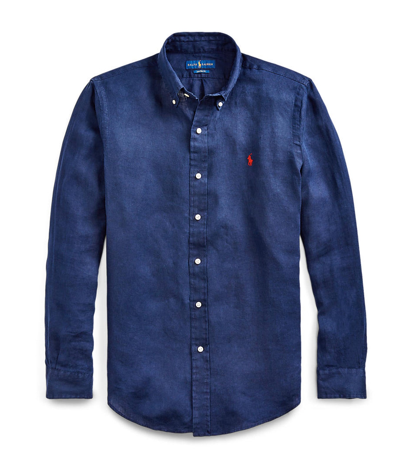 Men's Custom Fit Linen Shirt Newport Navy