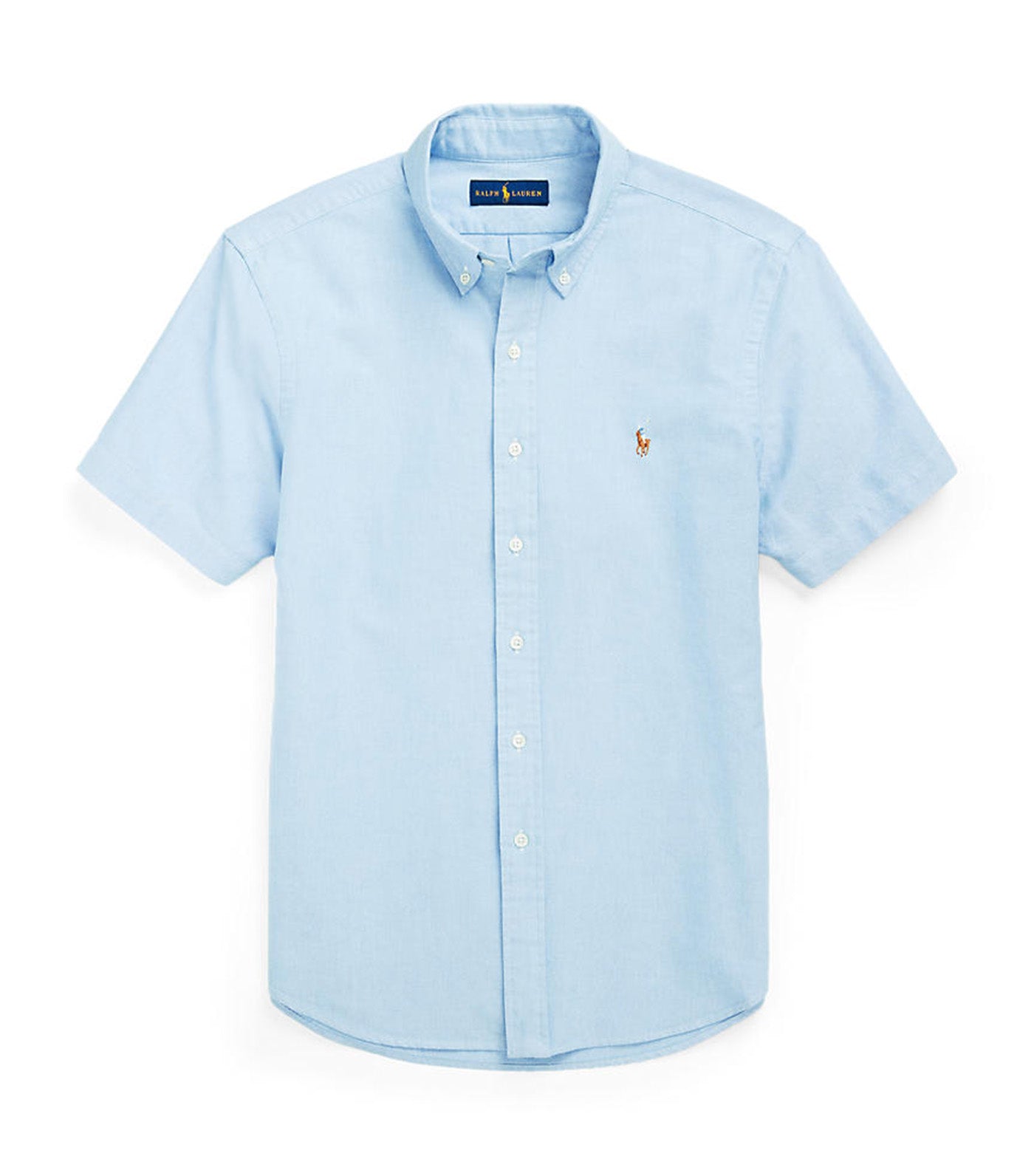 Men's Custom Fit Oxford Shirt Light Blue