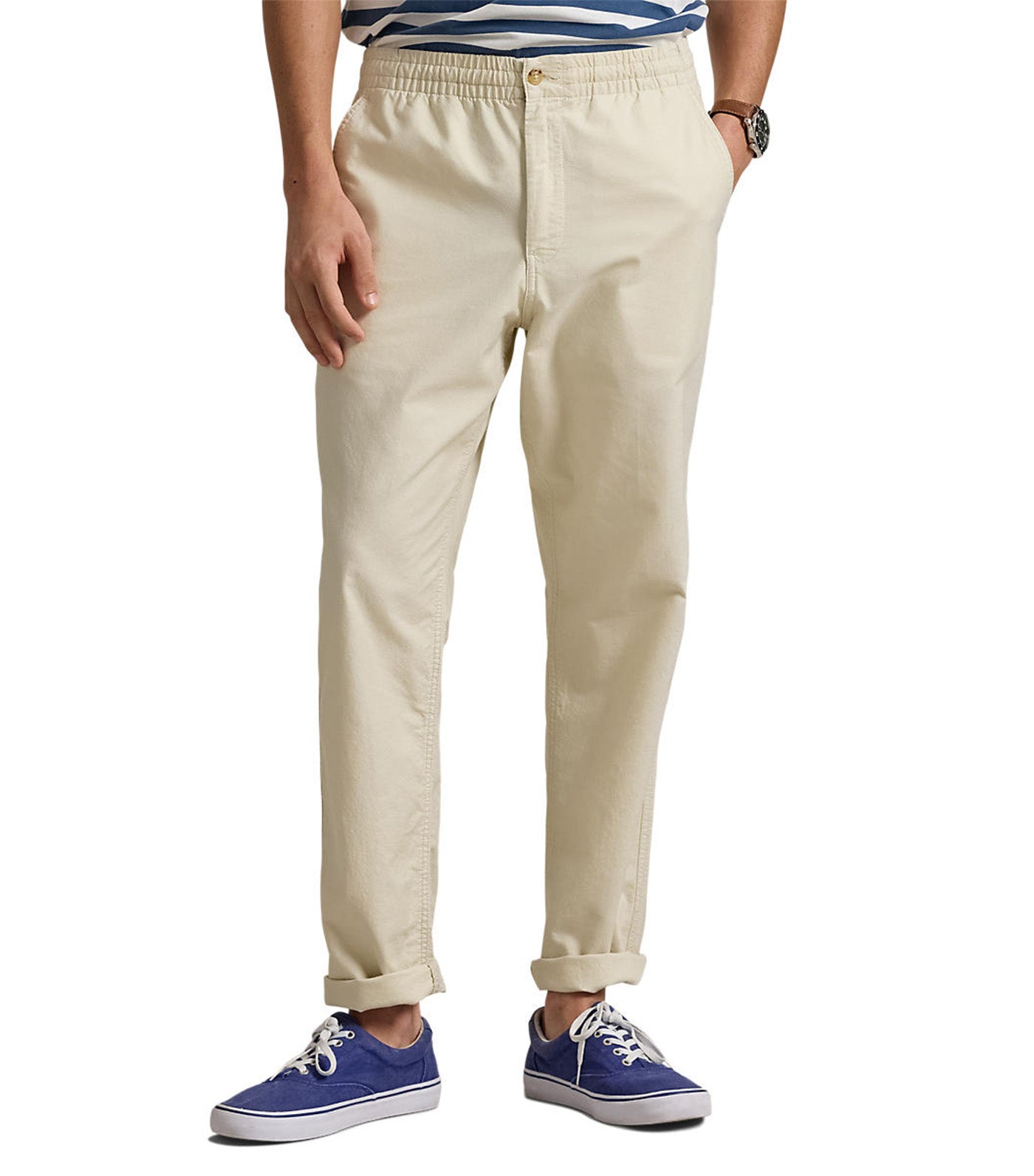 Men's Polo Prepster Classic Fit Oxford Pants Basic Sand