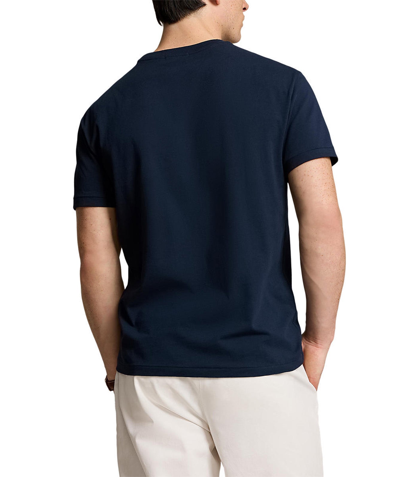 Men's Classic Fit Logo Jersey T-Shirt Aviator Navy