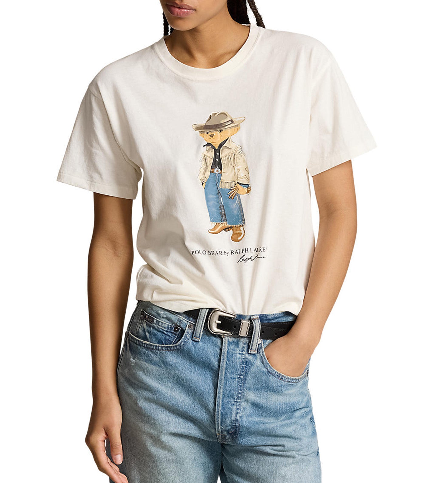 Women's Polo Bear Cotton Jersey Tee Nevis