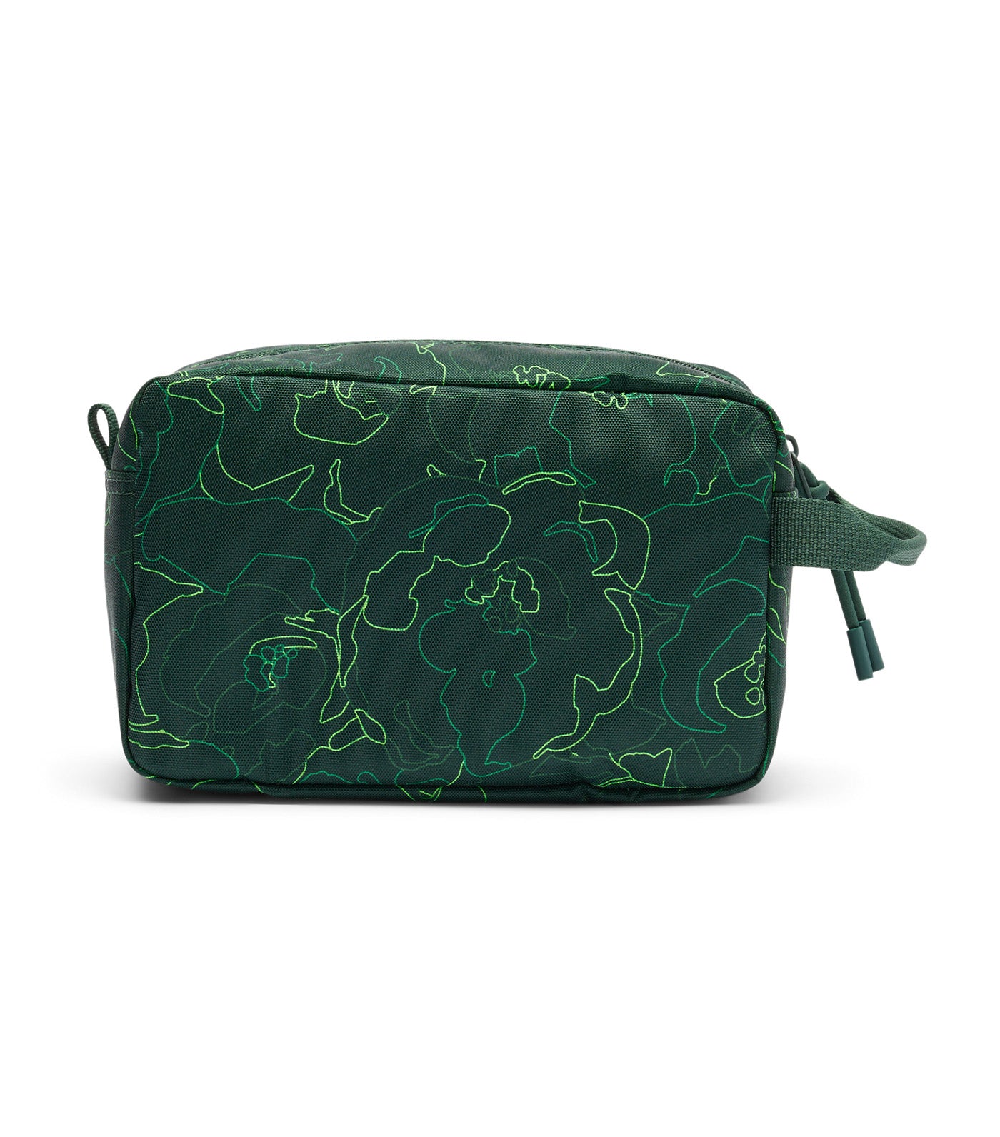 Holiday Floral Motif Toiletry Bag Allover Rg Flower Sinople