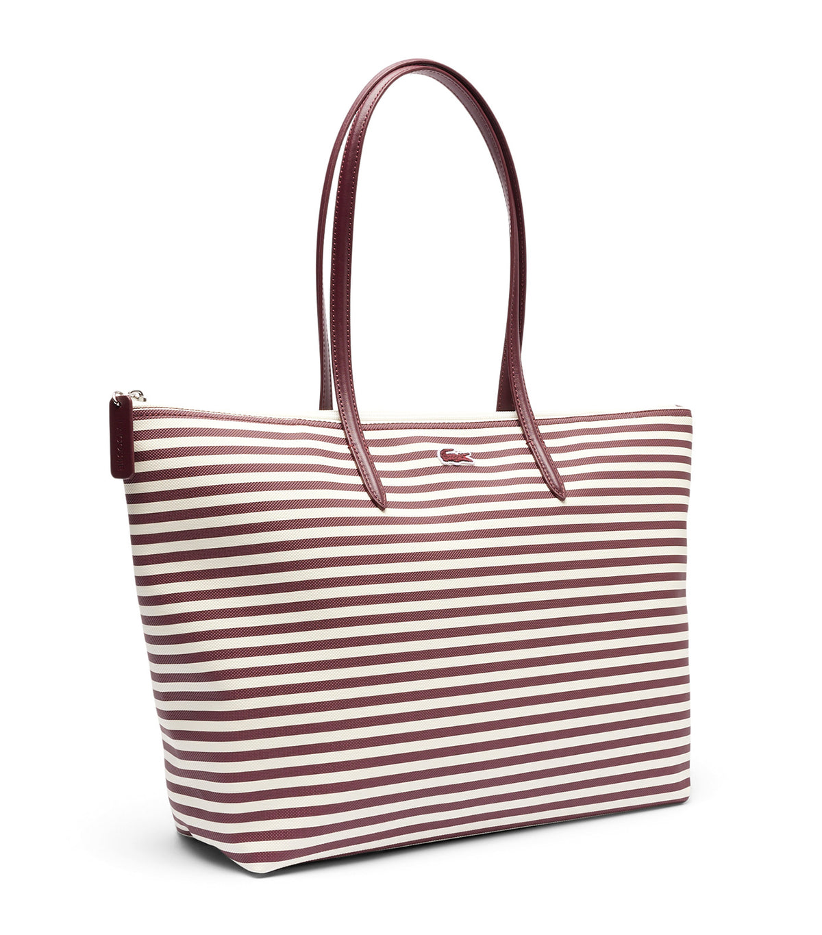 L.12.12 Concept Striped Tote Stripes Expresso Farine