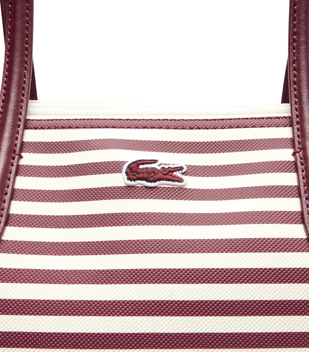 L.12.12 Concept Striped Tote Stripes Expresso Farine