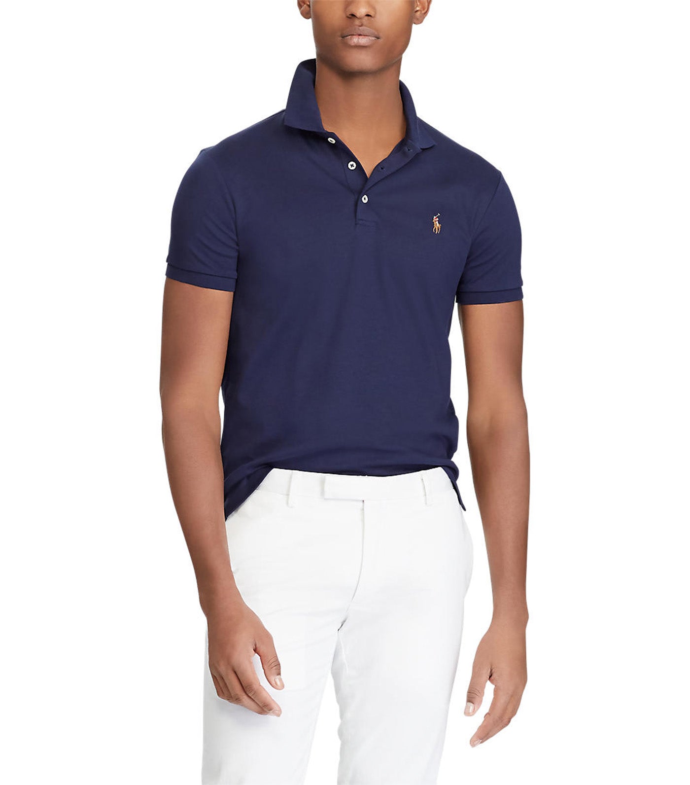 Men's soft touch polo shirts online