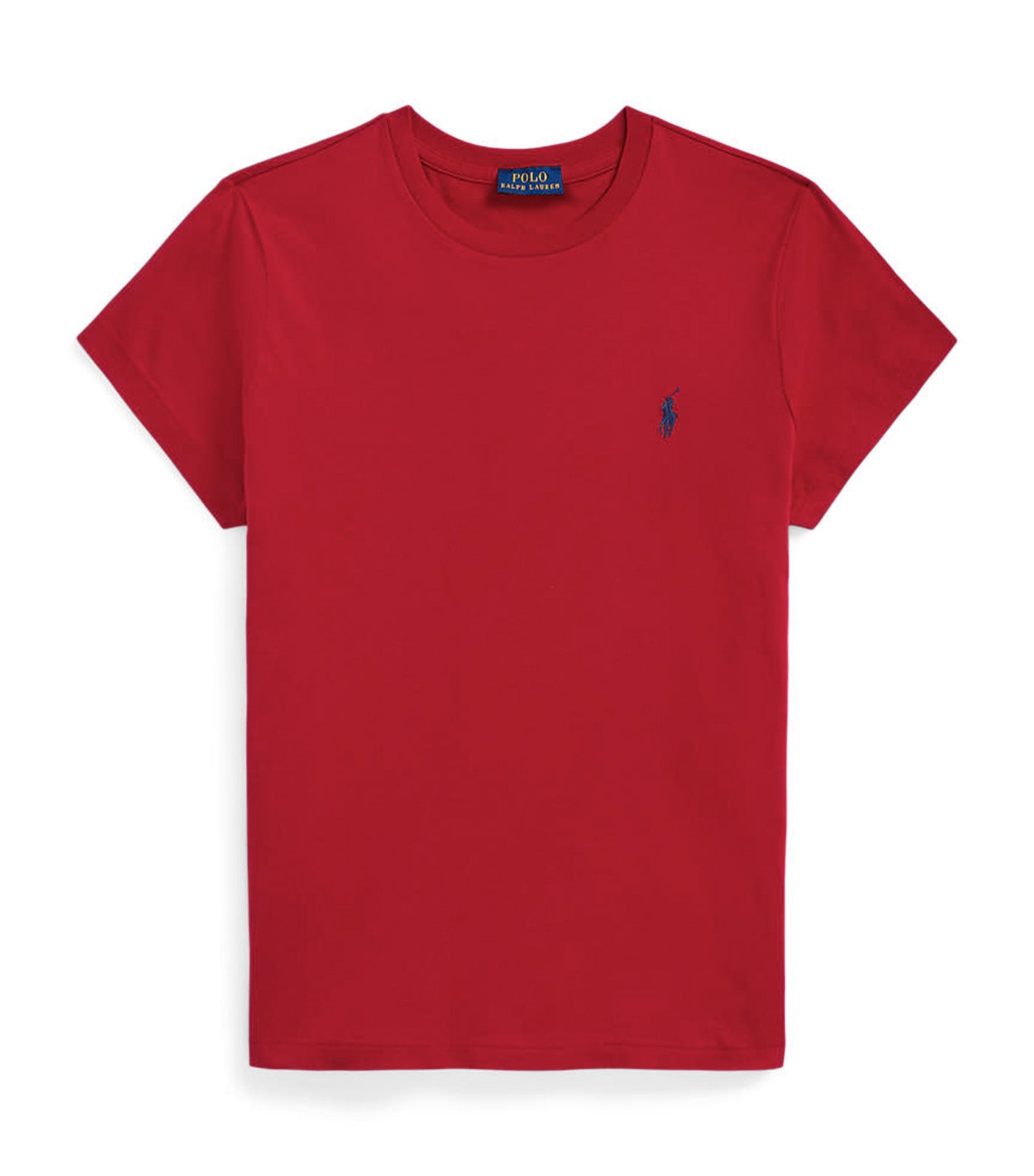 Women's Cotton Jersey Crewneck Tee Red