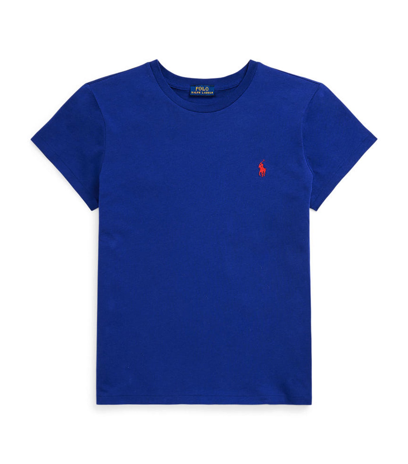 Women's Cotton Jersey Crewneck Tee Blue